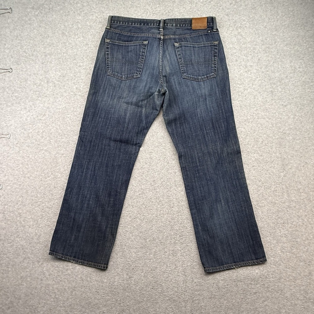 Lucky Brand 361 Vintage Straight Jeans Mens 36x30 Blue‎ Denim Stretch Dark Wash